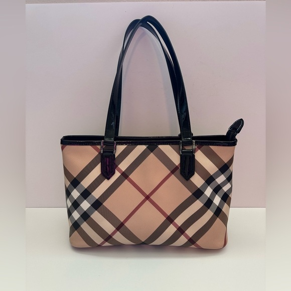 Burberry Handbags - Authentic Burberry Supernova Coated Canvas